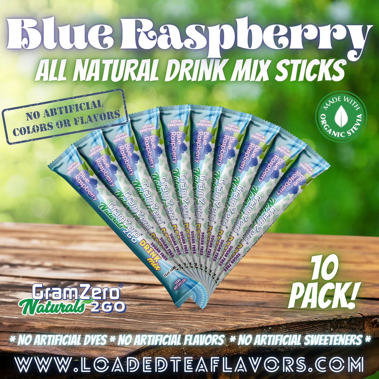 Stevia Water Flavor Packets 💧